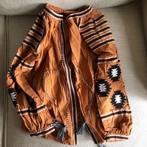 Bohemian Embroidered Button Up Blouse